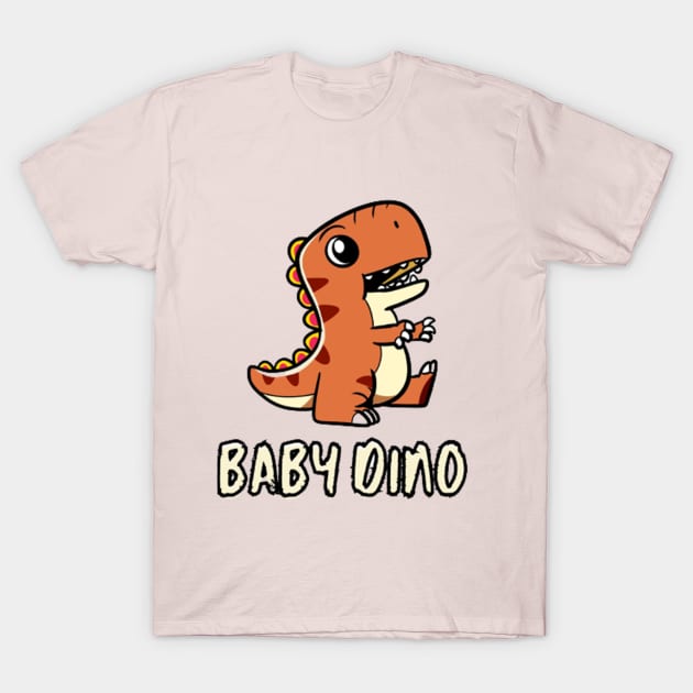 Baby Dino T-Shirt by AANSIKA DIGITAL